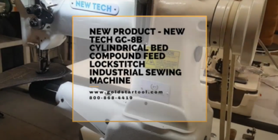 New Product - New-Tech GC-8B Cylindrical Bed Industrial Machine- Goldstartool
